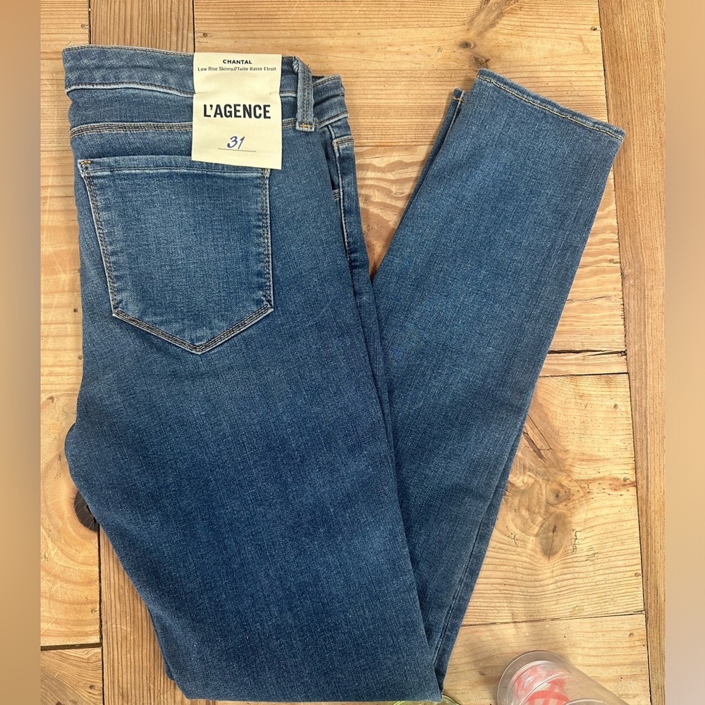 NWT Women’s L’AGENCE Chantel Low Rise Skinny Jeans size 31